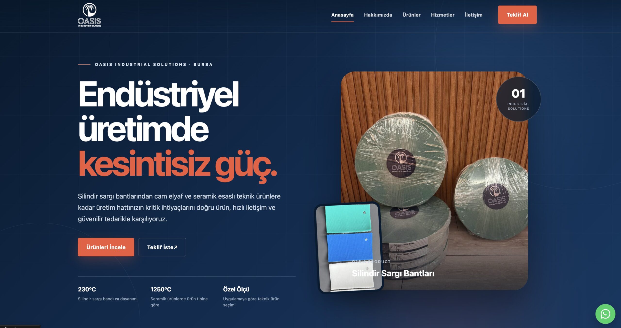 Oasis Grup - E-Ticaret projesi